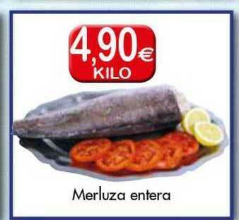 Congelados Copos Merluza Entera oferta