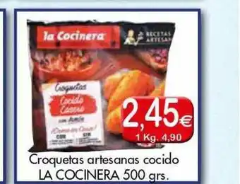 Congelados Copos Croquetas Artesanas Cocido La Cocinera 500grs oferta