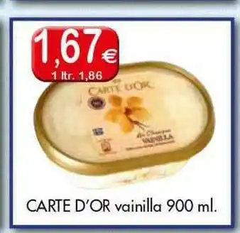 Congelados Copos Carte D'or Vainilla 900ml oferta