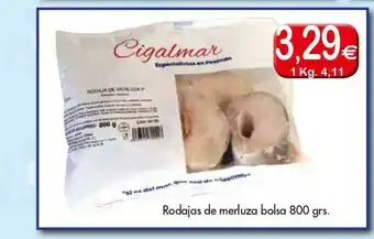 Congelados Copos Rodajas De Merluza Bolsa 800grs oferta
