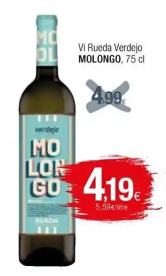 Condis Vi Rueda Verdejo MOLONGO, 75 cl oferta