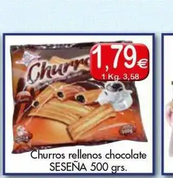Congelados Copos Churros Rellenos Chocolate Seseña 500grs oferta
