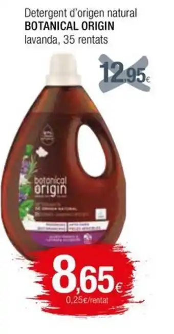 Condis Detergent d'origen natural BOTANICAL ORIGIN lavanda, 35 rentats oferta