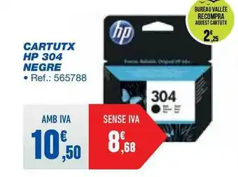 Bureau Vallée Cartutx Hp 304 Negre oferta