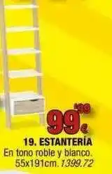Rapimueble Estanteria En Tono Roble Y Blanco 1399.72 oferta