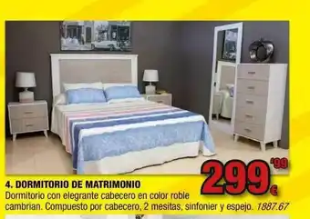Rapimueble Dormitorio De Matrimonio 1887.67 oferta