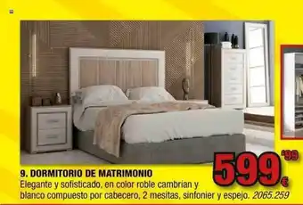 Rapimueble Dormitorio De Matrimonio 2065.259 oferta