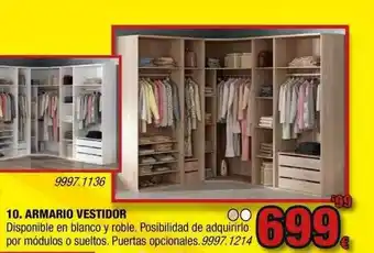 Rapimueble Armario Vestidor oferta