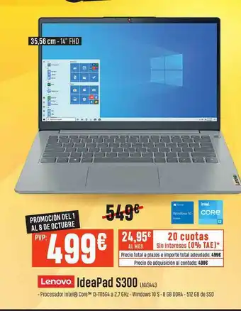 PCBox Lenovo Ideapad S300 oferta