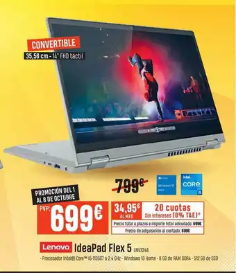 PCBox Lenovo Ideapad Flex 5 oferta