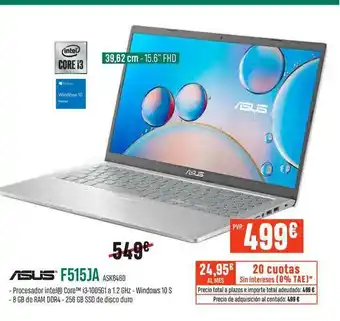 PCBox Asus F515ja oferta