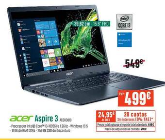 PCBox Acer Aspire 3 oferta