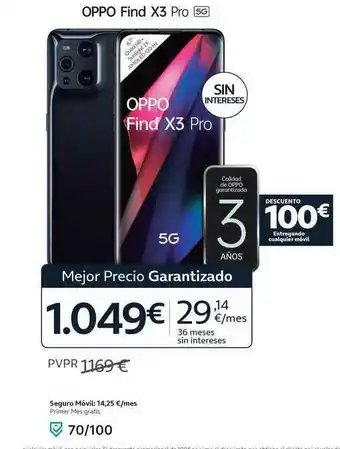 Movistar Oppo Find X3 Pro 5g oferta