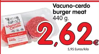Alimerka Vacuno-cerdo burger meat 440g oferta