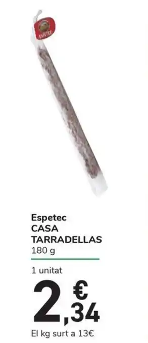 Carrefour Express Espetec CASA TARRADELLAS oferta