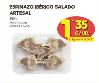 AhorraMas ESPINAZO IBÉRICO SALADO ARTESAL oferta
