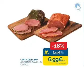 Cash Ecofamilia CINTA DE LOMO ADOBADA O AJILLO DUROC oferta