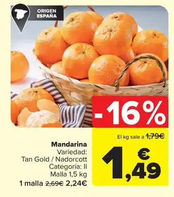 Carrefour Market Mandarina oferta