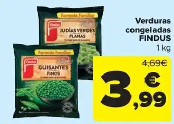 Carrefour Market Verduras congeladas FINDUS oferta