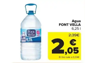 Carrefour Market Agua FONT VELLA oferta