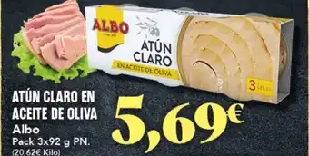 Gadis ATÚN CLARO EN ACEITE DE OLIVA Albo oferta