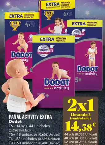 Gadis PAÑAL ACTIVITY EXTRA Dodot oferta