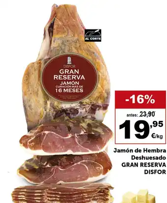 Masymas Jamón de Hembra Deshuesado GRAN RESERVA DISFOR oferta