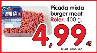 Alimerka Roler Picada mixta burger meat 400g oferta