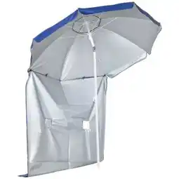 Brico Depôt Sombrilla de Playa Acero, Poliéster Azul 191x191x211 cm oferta