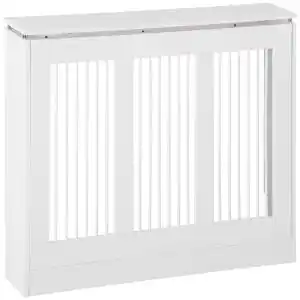 Brico Depôt Cubierta de radiador mdf, acero blanco 90x18x84 cm oferta