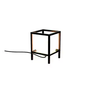 Brico Depôt Lampara sobremesa desigual color negro oferta