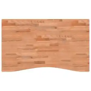 Brico Depôt vidaXL tablero de escritorio madera maciza de haya 100x(55-60)x2,5 cm oferta