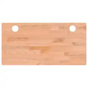 Brico Depôt vidaXL tablero de escritorio madera maciza de haya 80x40x2,5 cm oferta
