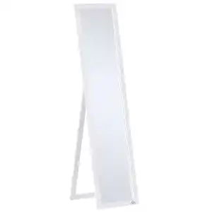 Brico Depôt Espejo de pie mdf, cristal blanco 37x37x154 cm oferta