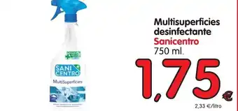 Alimerka Sanicentro Multisuperficies desinfectante 750ml oferta