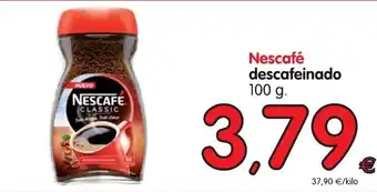 Alimerka Nescafé descafeinado 100g oferta