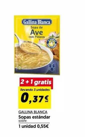 Hiper Usera Gallina Blanca Sopas Estándar oferta