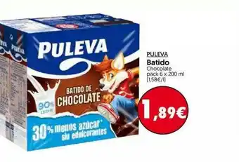 Hiper Usera Puleva Batido Chocolate Pack 6x200ml oferta