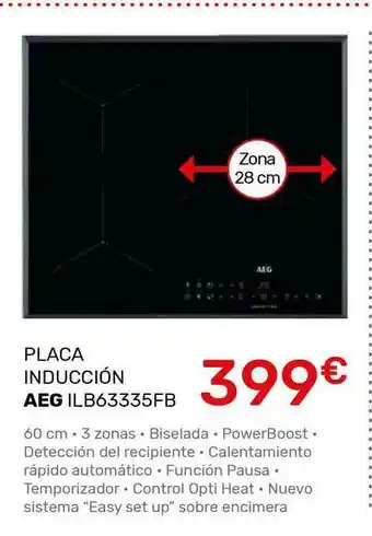 Cenor Placa Inducción Aeg Ilb63335fb oferta
