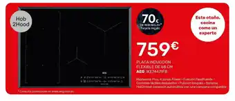 Cenor Placa Inducción Flexible De 68 Cm Aeg Ike74471fb oferta