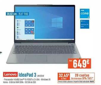 Beep Lenovo Ideapad 3 oferta