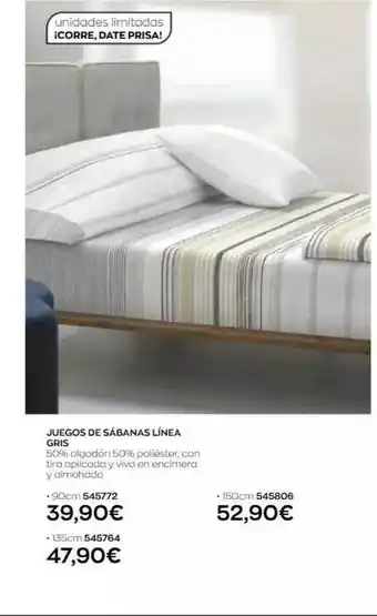 AVON Juego De Sabanas Línea Gris oferta