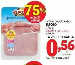 Alimerka Jamón Cocido Extra Elpozo 225g oferta
