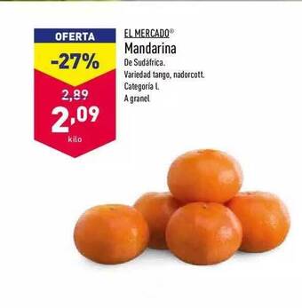 ALDI El Mercado Mandarina oferta