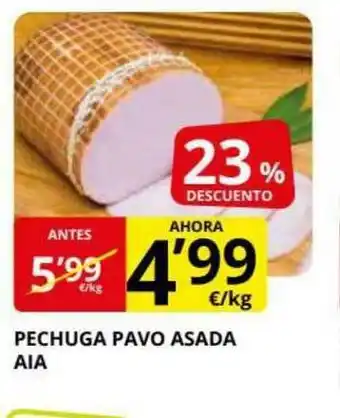 Supermercados MAS Pechuga Pavo Asada oferta