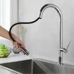 Brico Depôt Grifo Cocina Extraíble Alto Ducha Cromado DENIQUE CROME GRIFERS oferta