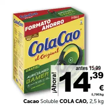 Masymas Cacao Soluble COLA CAO, 2,5 kg oferta
