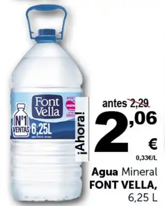 Masymas Agua Mineral FONT VELLA, 6,25 L oferta