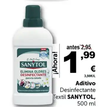 Masymas Aditivo Desinfectante Textil SANYTOL, 500 ml oferta