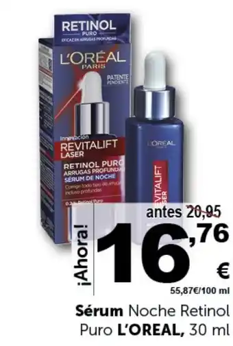 Masymas Sérum Noche Retinol Puro L'OREAL, 30 ml oferta